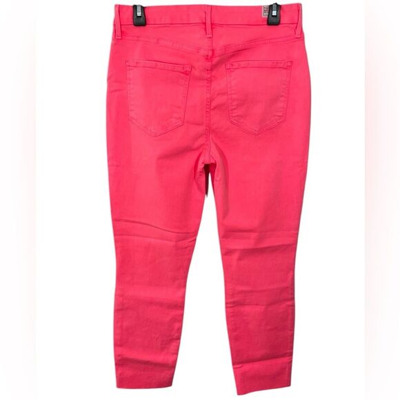 Frank & Eileen Sligo Neon Pink Skinny Jeans Italian Power Denim Size 31 - Picture 2 of 10